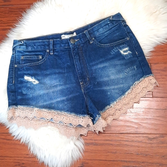 Free People Pants - Free People Jean Shorts